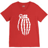 bones grenade jesse pinkman breaking the bad fully printed V-Neck Tee