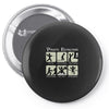 pirate exercise Pin-back button