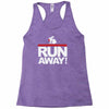 run away rabbit Racerback Tank