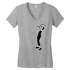 penguin american apparel Women's V-Neck T-Shirt