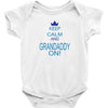 keep calm and grandaddy on! Baby Bodysuit
