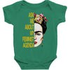 ask me about my feminist agenda frida kahlo Baby Bodysuit