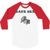 safe sex 3/4 Sleeve Shirt