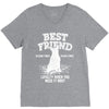 Best Friend Bull Terrier V-Neck Tee