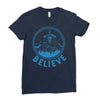 alien up Ladies Fitted T-Shirt