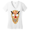 pizskull Women's V-Neck T-Shirt
