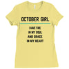 October Girl Ladies Fitted T-Shirt
