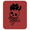 cat and crossbones Mousepad