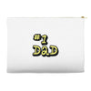new dad number one 1 dad Accessory Pouches