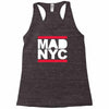 mad nyc new york city run fashion baseball jersey Racerback Tank
