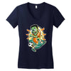 frankenstein soccer Women's V-Neck T-Shirt