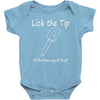lick the tip shirt by the savage chef Baby Onesie
