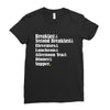 hobbit meals Ladies Fitted T-Shirt