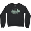 Camping Green Crewneck Sweatshirt