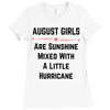 August Girls Ladies Fitted T-Shirt