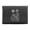 seattle skyline Accessory Pouches