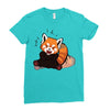 red fox 5 Ladies Fitted T-Shirt