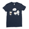 coffee that's always late Ladies Fitted T-Shirt
