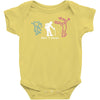 avin it medium aging clubber Baby Onesie