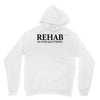 funny t shirt rehab is for quitters rude tee offensive shirt Unisex Hoodie