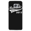 married since 2015   mens funny wedding marriage Samsung Galaxy S7 Case