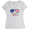 4th of July Women's Triblend Scoop T-shirt
