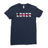 humorous loner Ladies Fitted T-Shirt