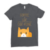 cattfeine mug Ladies Fitted T-Shirt