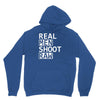 real men shoot raw funny photography Unisex Hoodie