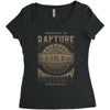 rapture univeristy Women's Triblend Scoop T-shirt