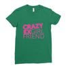 crazy exgirl friend Ladies Fitted T-Shirt
