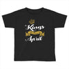 kings are born in april Toddler T-shirt