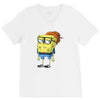 hipster spongebob squarepants V-Neck Tee