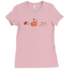spooky kitties Ladies Fitted T-Shirt