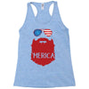 america 3 Racerback Tank
