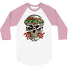 burger skull 3/4 Sleeve Shirt