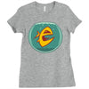 angry goldfish cartoon Ladies Fitted T-Shirt