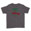 Daddy Hiking Buddy Mountains Youth Tee