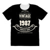 premium vintage 1987 classic perfectly aged limited edition All Over Women's T-shirt