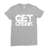 get crunk 2 Ladies Fitted T-Shirt