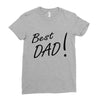 best dad! Ladies Fitted T-Shirt