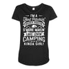 love camping!!! Maternity Scoop Neck T-shirt