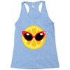 Lemon with Disco Glasses Racerback Tank