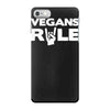 vegans rule iPhone 7 Case