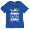 Real Kings Are Born On December 1 V-Neck Tee