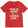This Is What Trans Looks Like V-Neck Tee