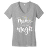 This Mama Runs on Magic Women's V-Neck T-Shirt
