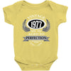 vintage quality without compromise 1977 aged to perfection Baby Bodysuit