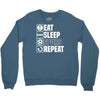 eat sleep spurs Crewneck Sweatshirt