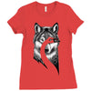 beauty or beast Ladies Fitted T-Shirt